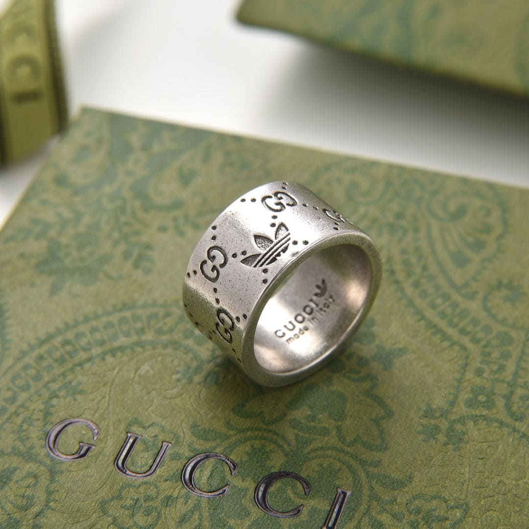 Double Gucci x Adidas Ring