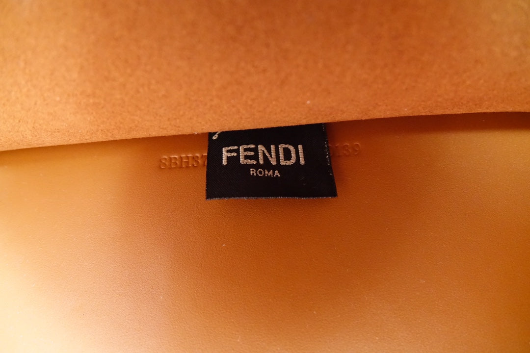 FENDI Fend Sunshine Large Bag 40.5 Tan Leather