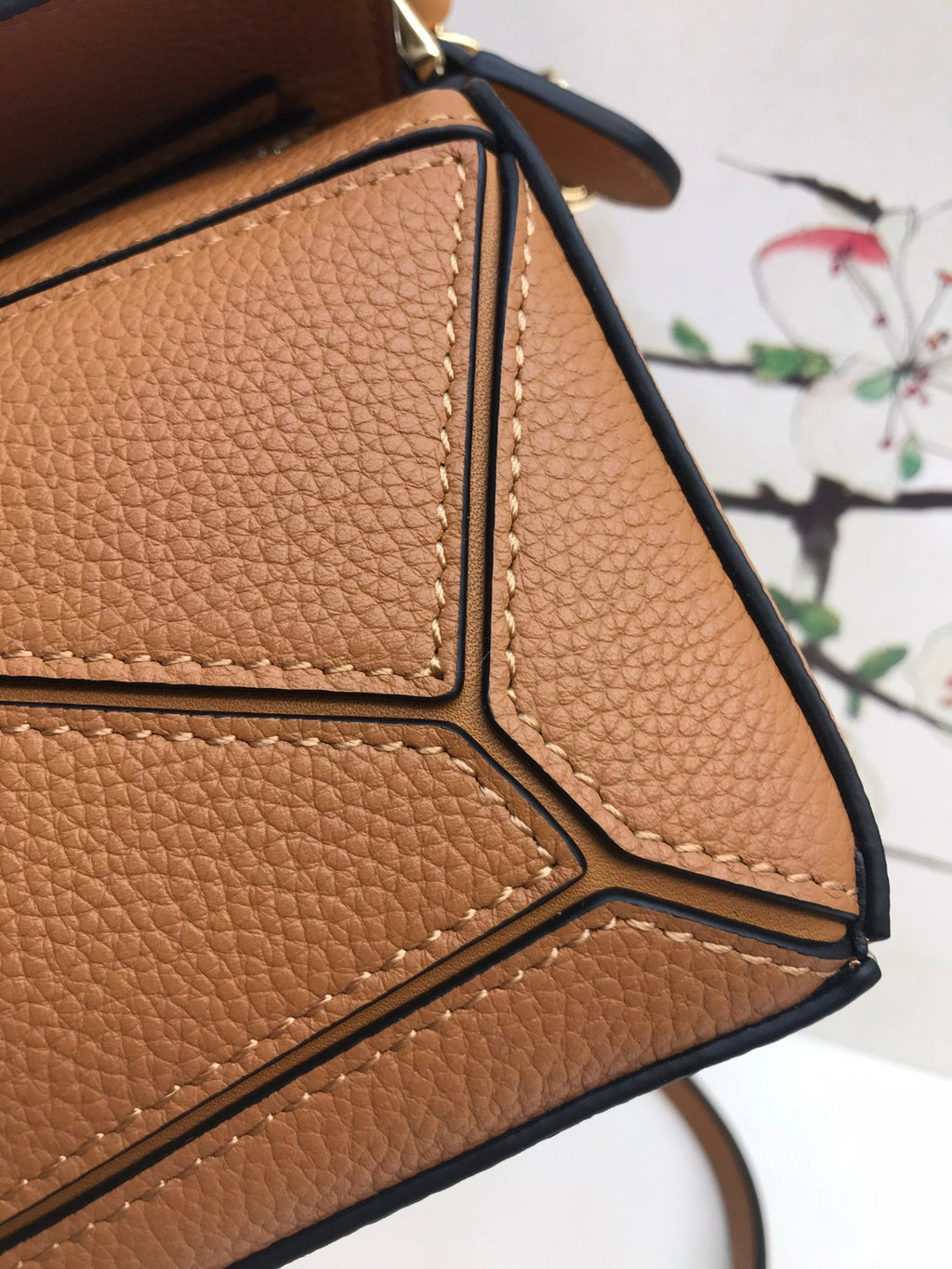 LOEWE LOE MINI 18 PUZZLE BAG IN WARM DESERT CALFSKIN