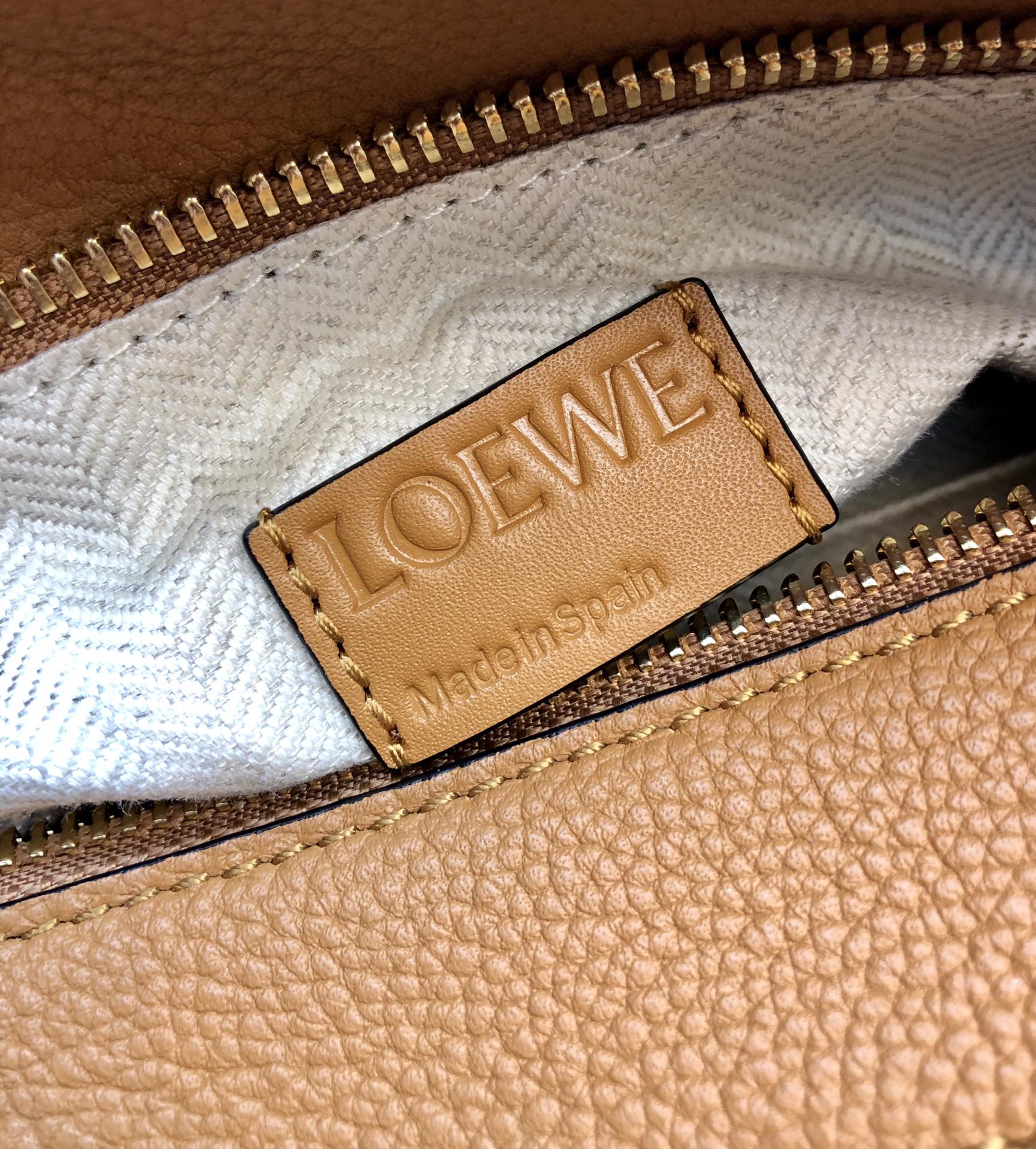LOEWE LOE MINI 18 PUZZLE BAG IN WARM DESERT CALFSKIN