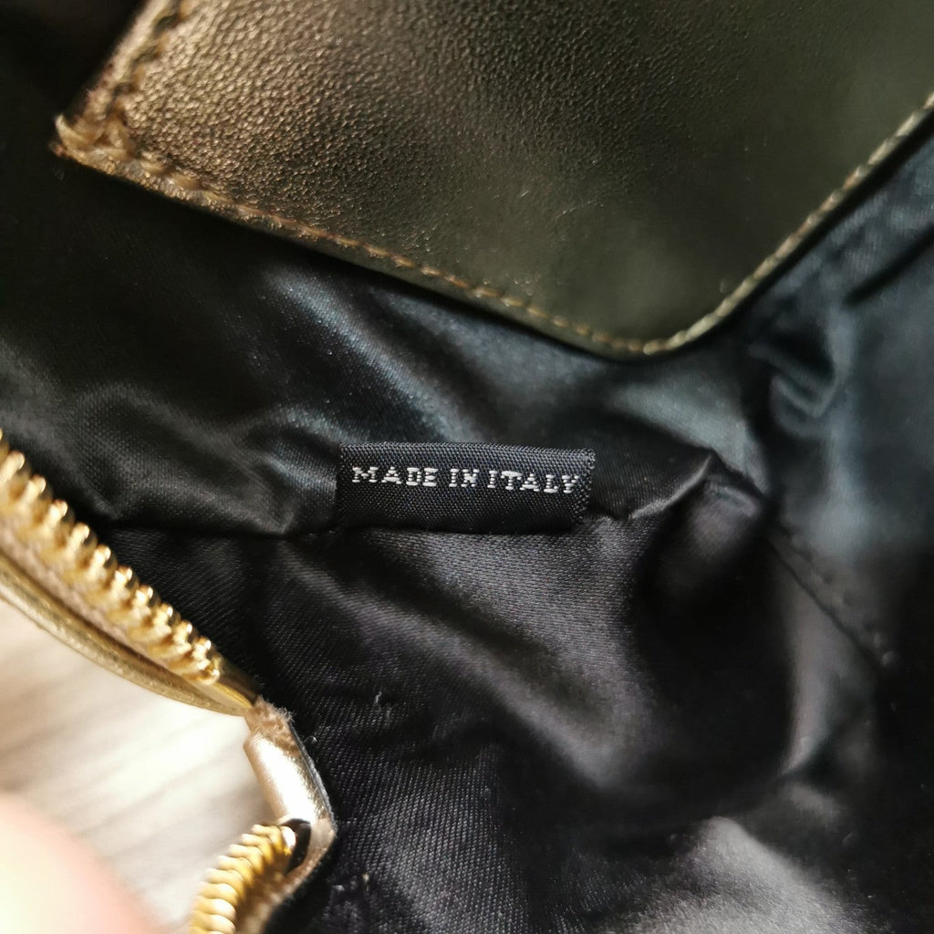 MIU MIU TOO PRETTY 17 HANDBAG GOLDEN LAMBSKIN
