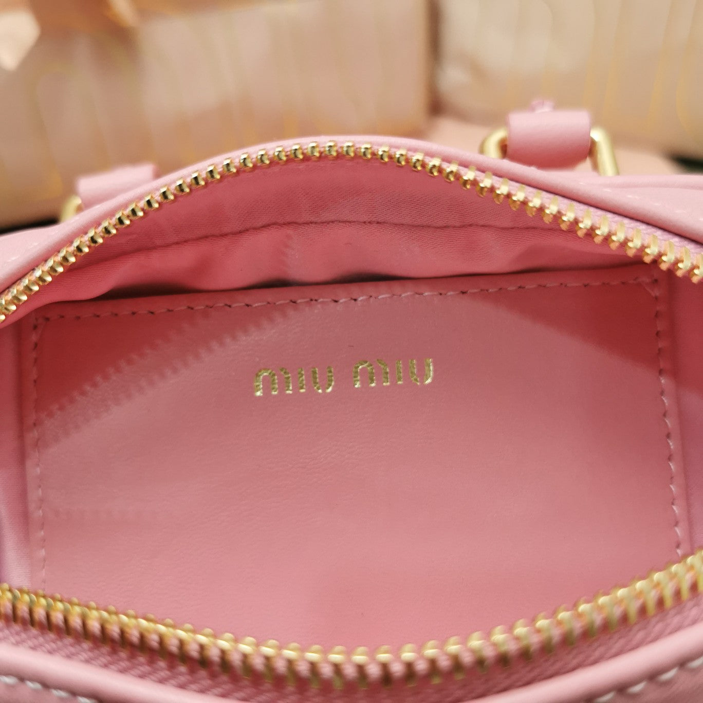MIU MIU TOO PRETTY 17 HANDBAG IN HOT PINK LAMBSKIN