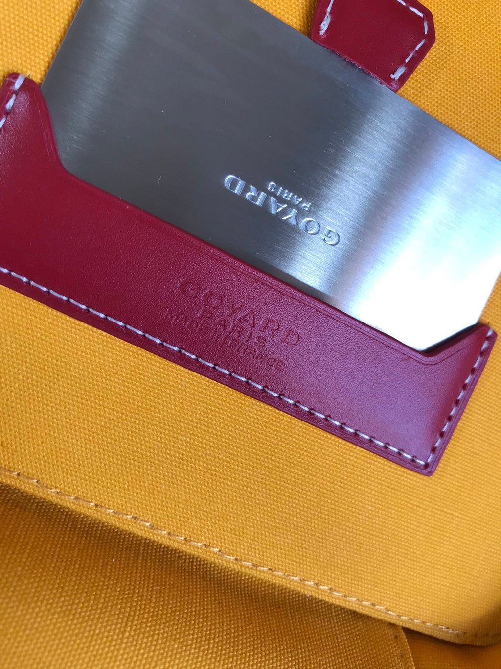 GOYARD MUSE VANITY CASE 20 IN CLASSIC RED GOYARDINE CANVAS