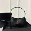 SAINT LAURENT MINI 19 BLACK CALFSKIN HOBO