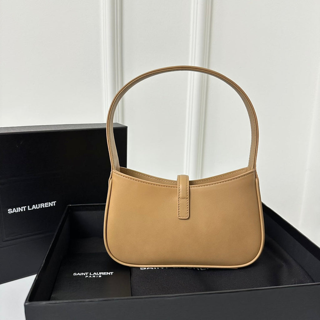 SAINT LAURENT MINI 19 YELLOW CREAM SMOOTH CALFSKIN