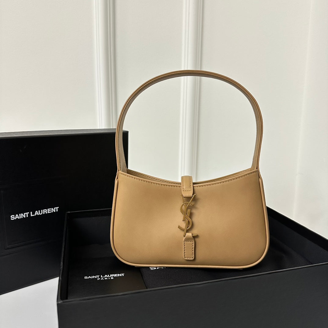 SAINT LAURENT MINI 19 YELLOW CREAM SMOOTH CALFSKIN