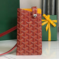 GOYARD MONTMARTRE GM CASE 18 IN CLASSIC RED GOYARDINE CANVAS