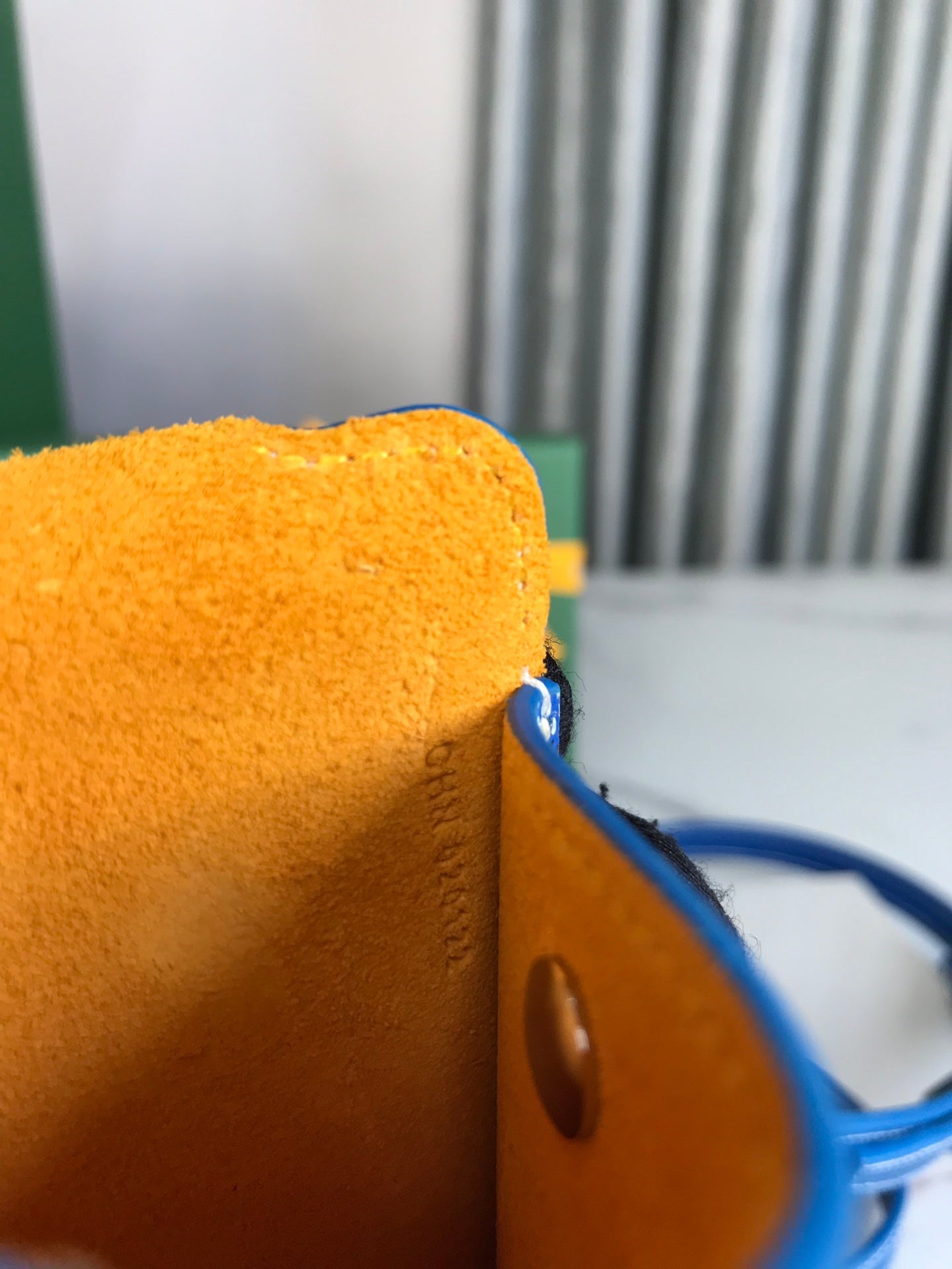 GOYARD MONTMARTRE GM CASE 18 IN SAPPHIRE BLUE GOYARDINE CANVAS