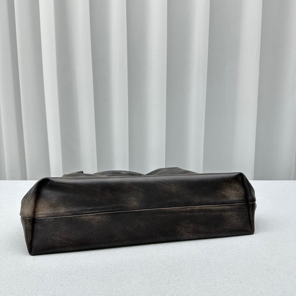 MIU MIU HOBO BAG 39 IN BLACK OMBRE CALFSKIN