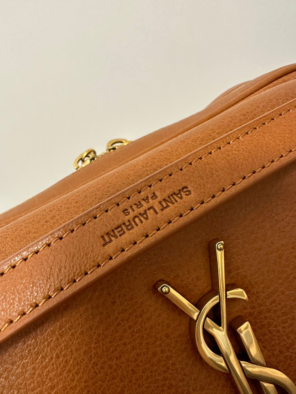 SAINT LAURENT NIKI MEDIUM 26 LAMBSKIN CINNAMON BROWN