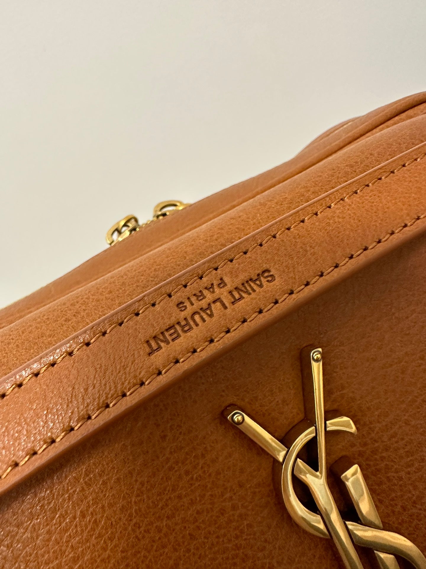 SAINT LAURENT NIKI MEDIUM 26 LAMBSKIN CINNAMON BROWN