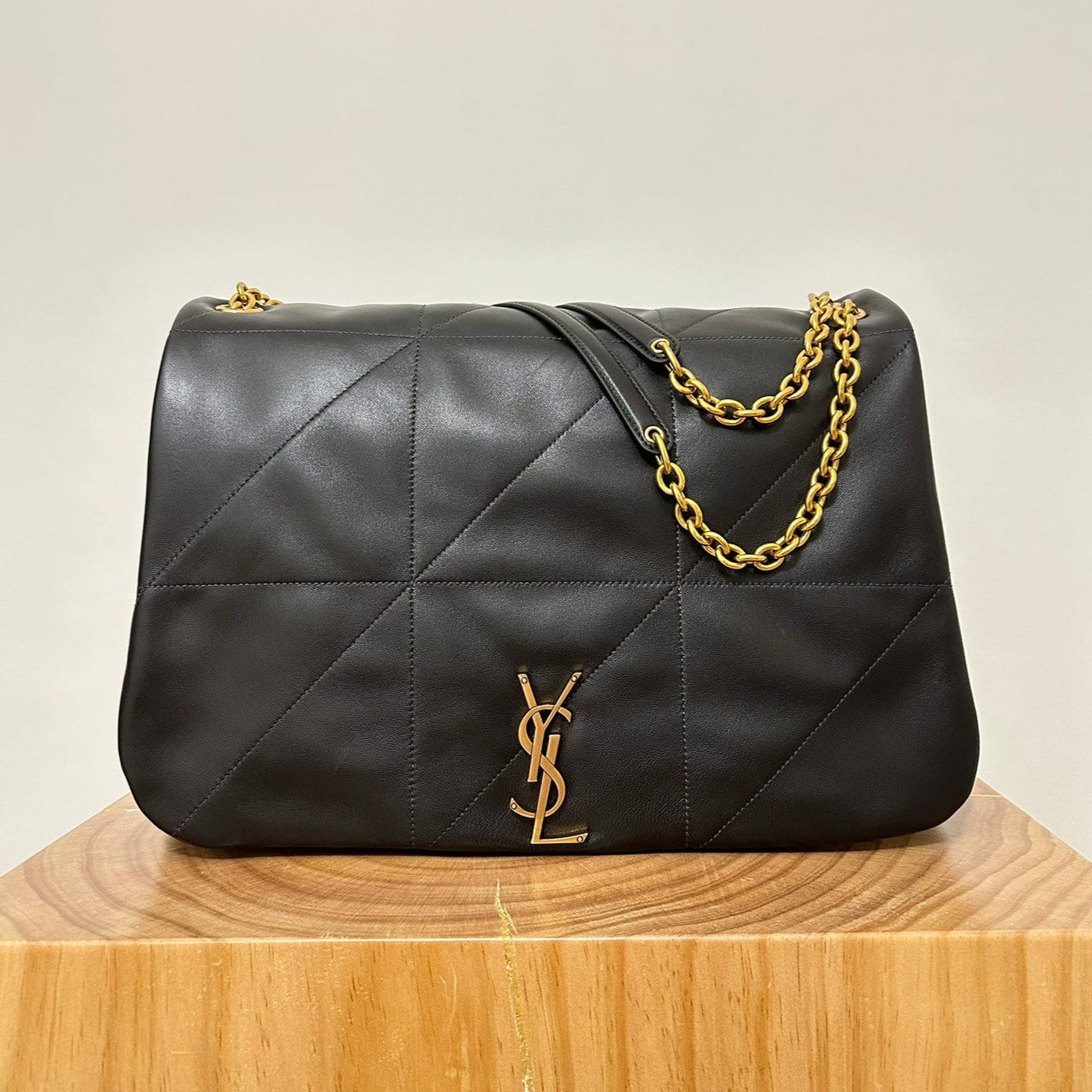 SAINT LAURENT JAMIE 43 LARGE LAMBSKIN BLACK
