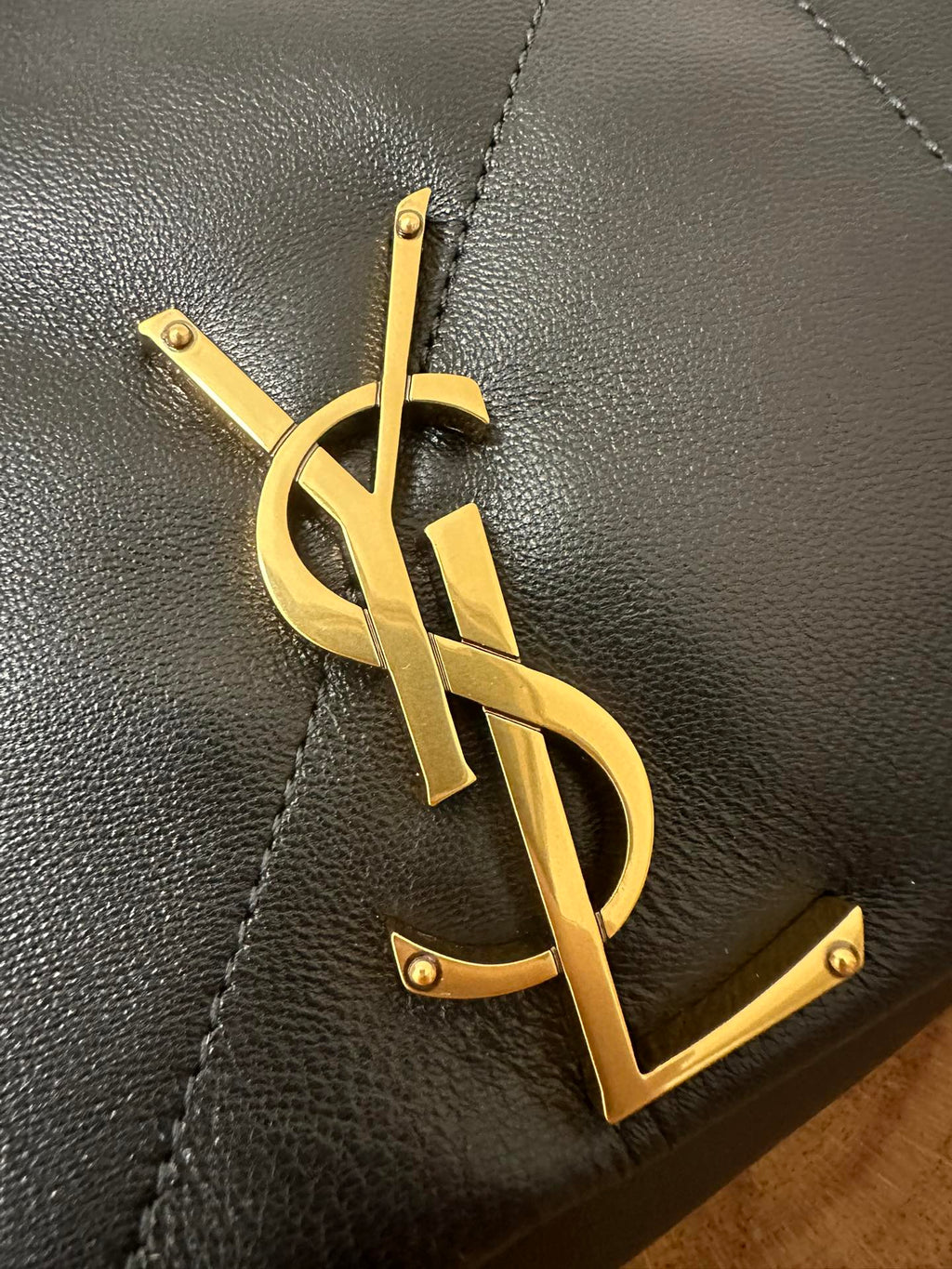 SAINT LAURENT JAMIE 43 LARGE LAMBSKIN BLACK