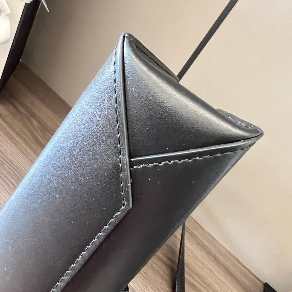 LOEWE STANDARD A5 TOTE BAG IN BLACK CALFSKIN