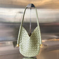 BOTTEGA VENETA MINI SOLSTICE 30 SARDINE GREY LAMBSKIN