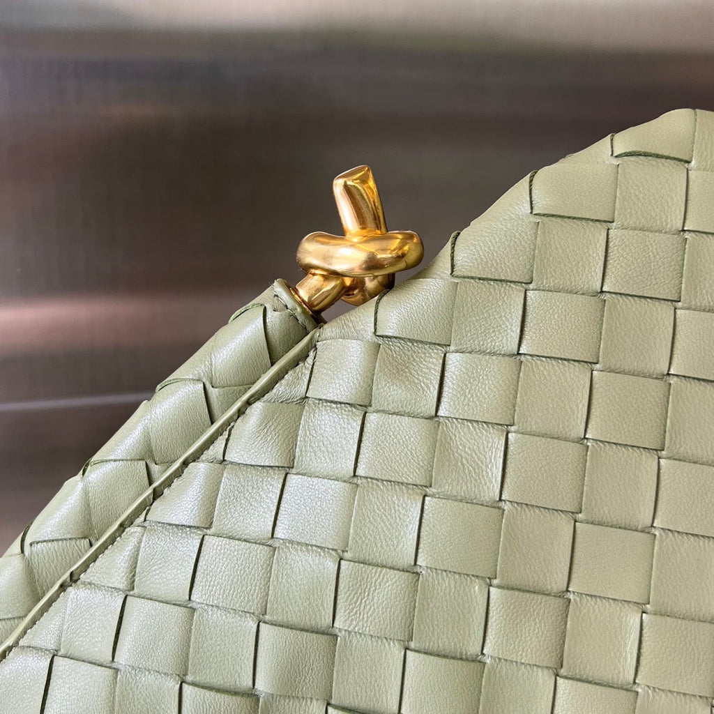 BOTTEGA VENETA MINI SOLSTICE 30 SARDINE GREY LAMBSKIN