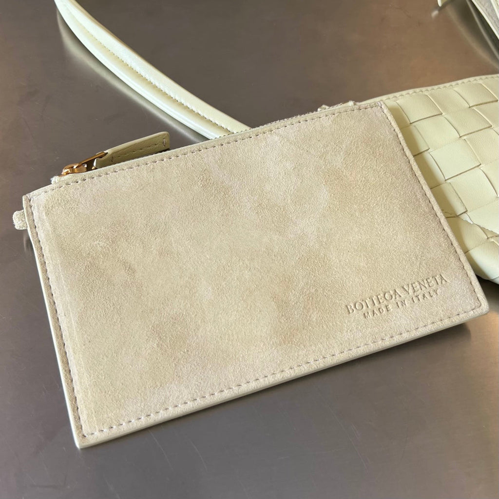 BOTTEGA VENETA MINI SOLSTICE 30 DARK CREAM LAMBSKIN