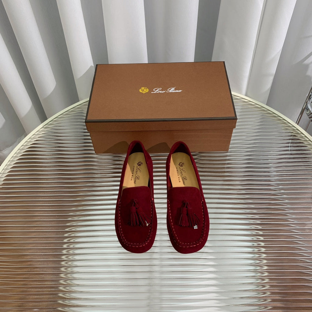 LP DOT SOLE WALK LOAFERS JAM SUEDE