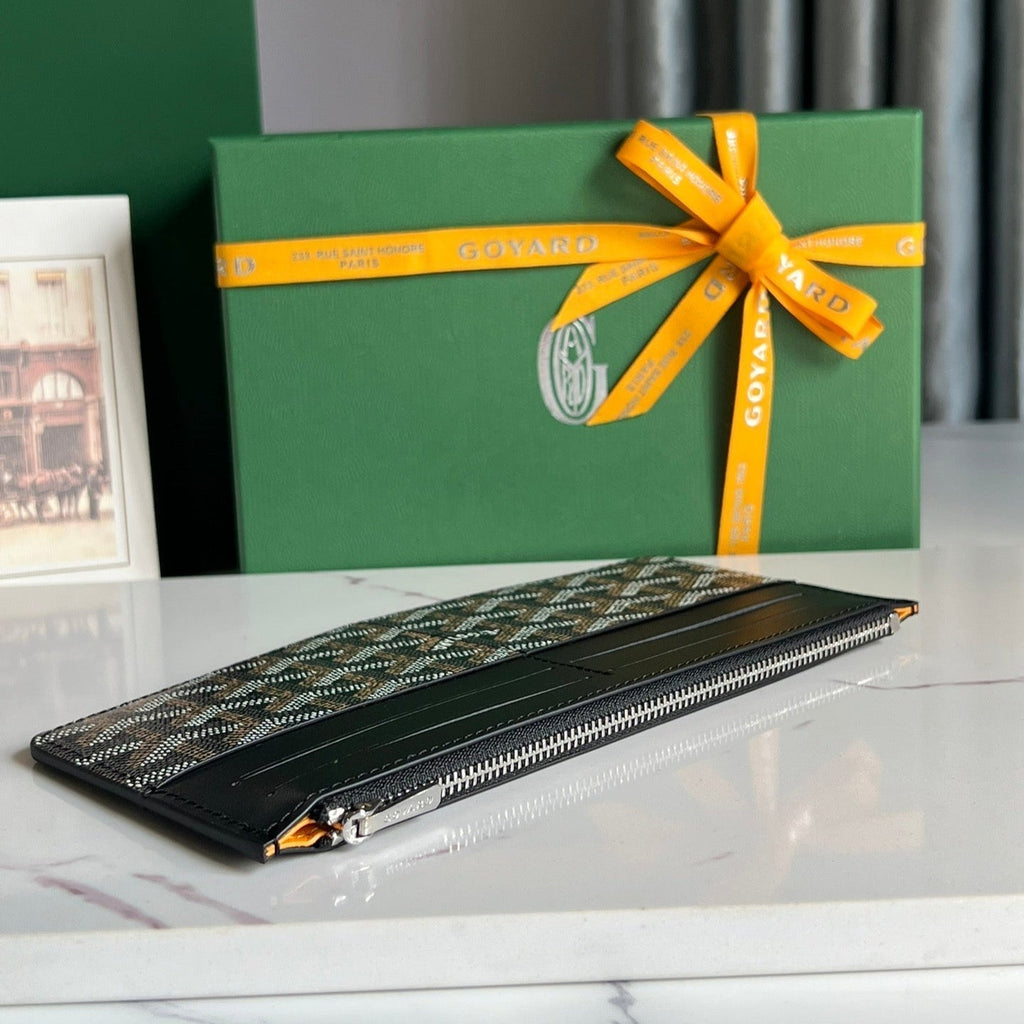 GOYARD INSERT LOUISE 21 IN BLACK GOYARDINE CANVAS