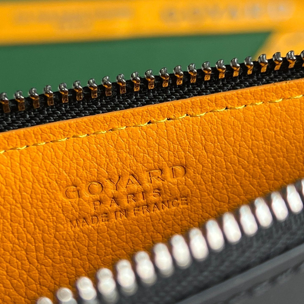 GOYARD INSERT LOUISE 21 IN BLACK GOYARDINE CANVAS