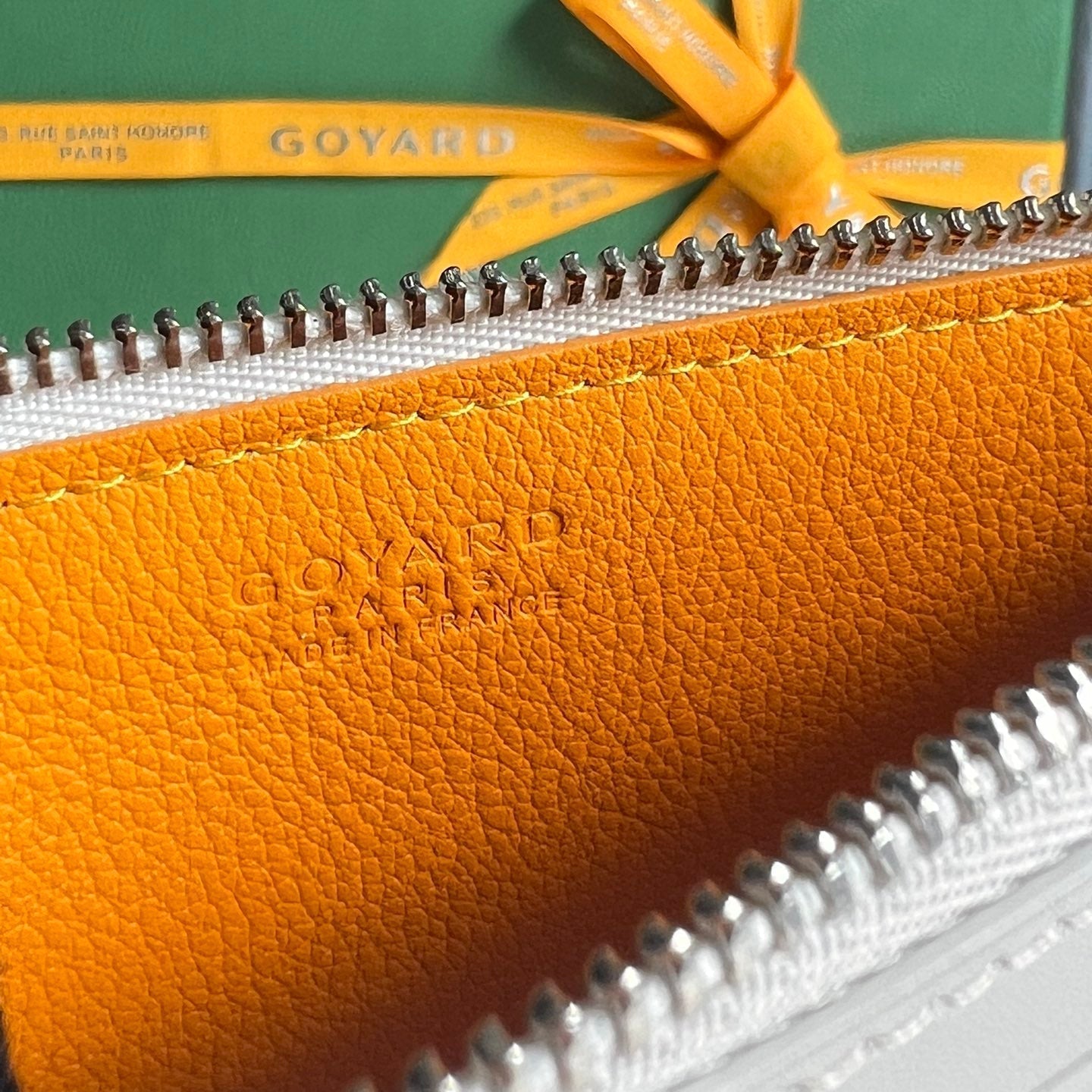 GOYARD INSERT LOUISE 21 IN WHITE GOYARDINE CANVAS