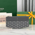 GOYARD INSERT LOUISE 21 IN GREY GOYARDINE CANVAS