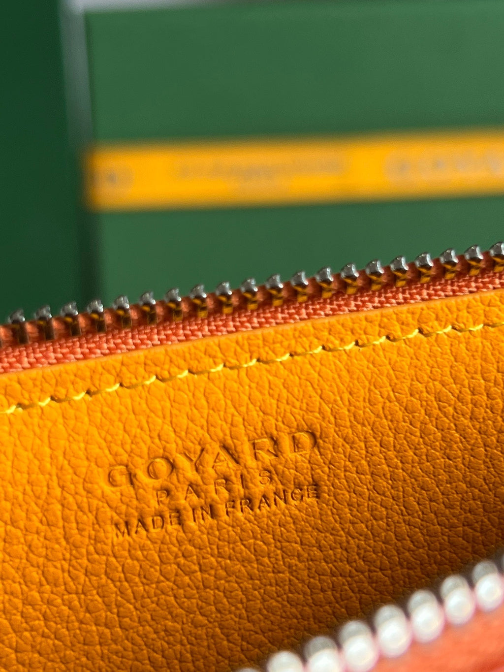 GOYARD INSERT LOUISE 21 IN RED ORANGE GOYARDINE CANVAS