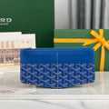 GOYARD INSERT LOUISE 21 IN TORY BLUE GOYARDINE CANVAS