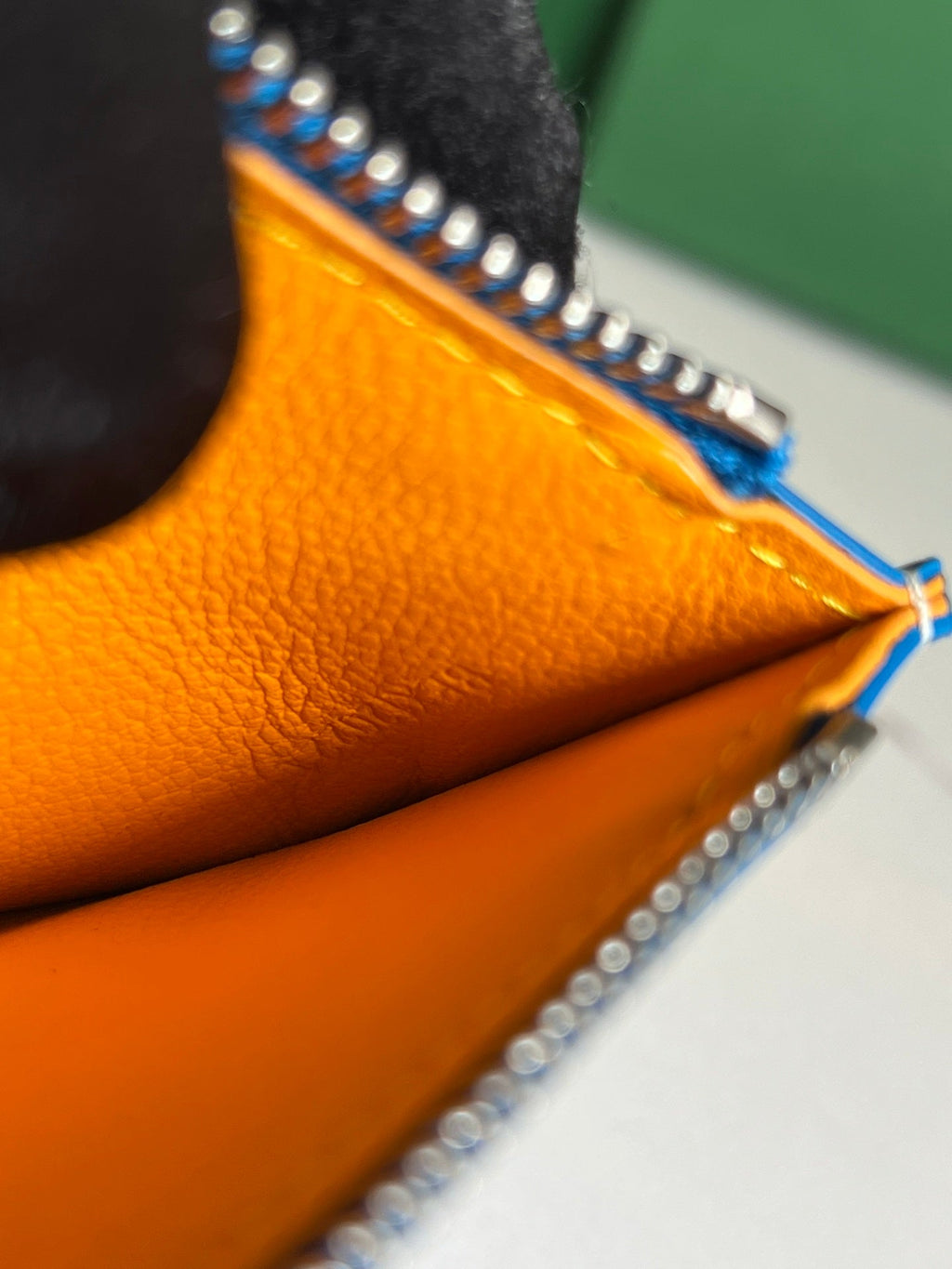 GOYARD INSERT LOUISE 21 IN TORY BLUE GOYARDINE CANVAS
