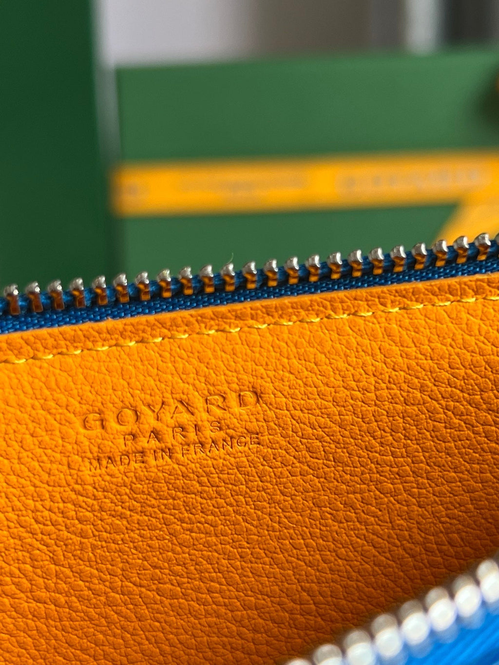 GOYARD INSERT LOUISE 21 IN TORY BLUE GOYARDINE CANVAS