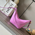 LOEWE LOE LUNA HOBO 28 BAG IN HOT PINK CALFSKIN