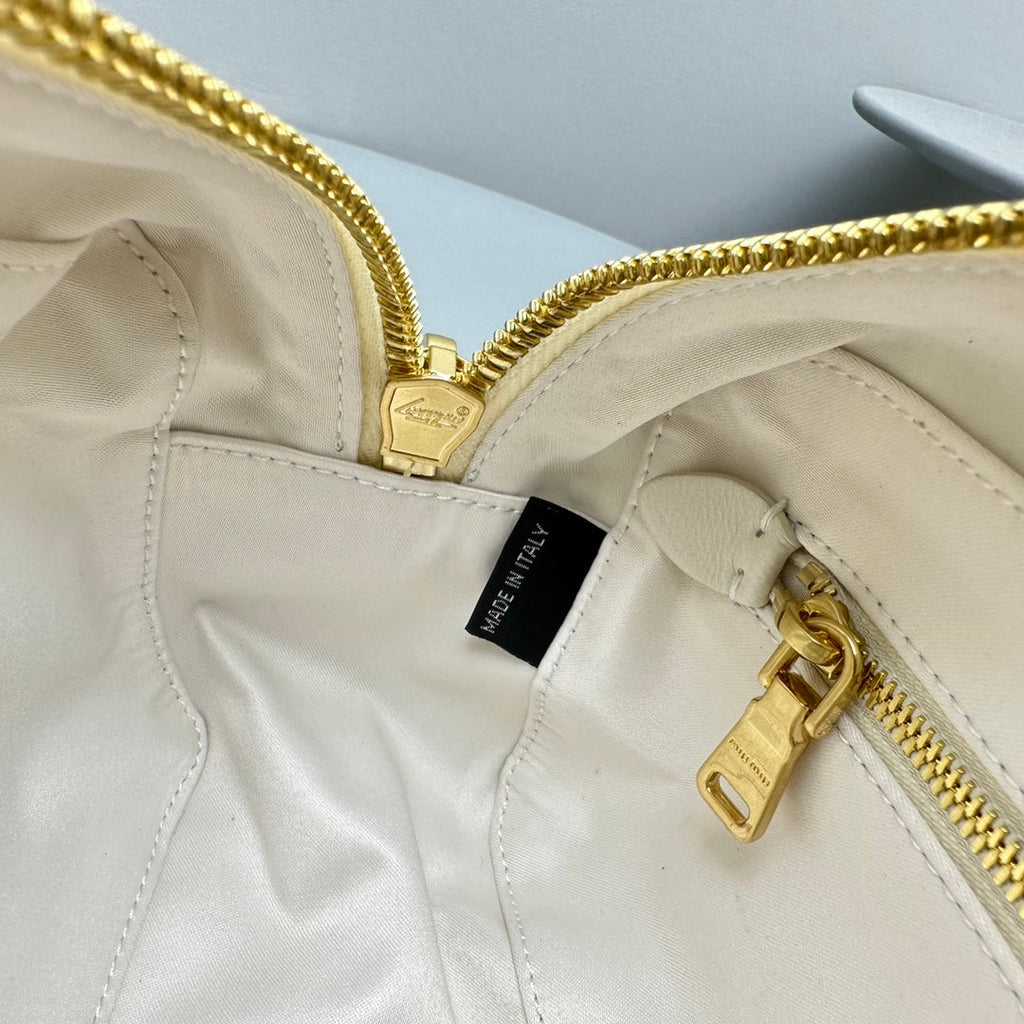 MIU MIU ARCADIE 23 BAG IN WHITE LAMBSKIN