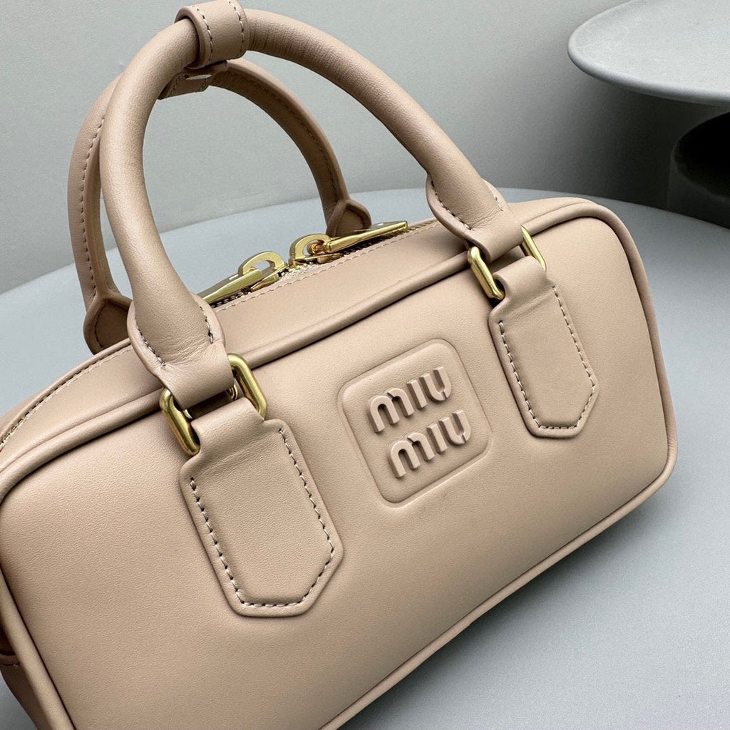 MIU MIU ARCADIE SMALL 22 BAG IN BABY PINK CALFSKIN