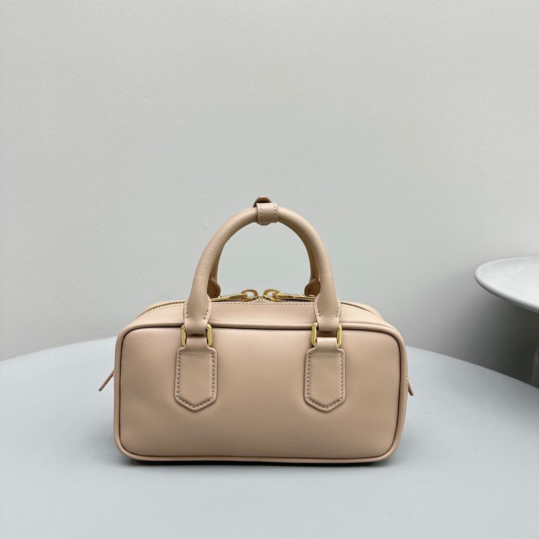 MIU MIU ARCADIE SMALL 22 BAG IN BABY PINK CALFSKIN