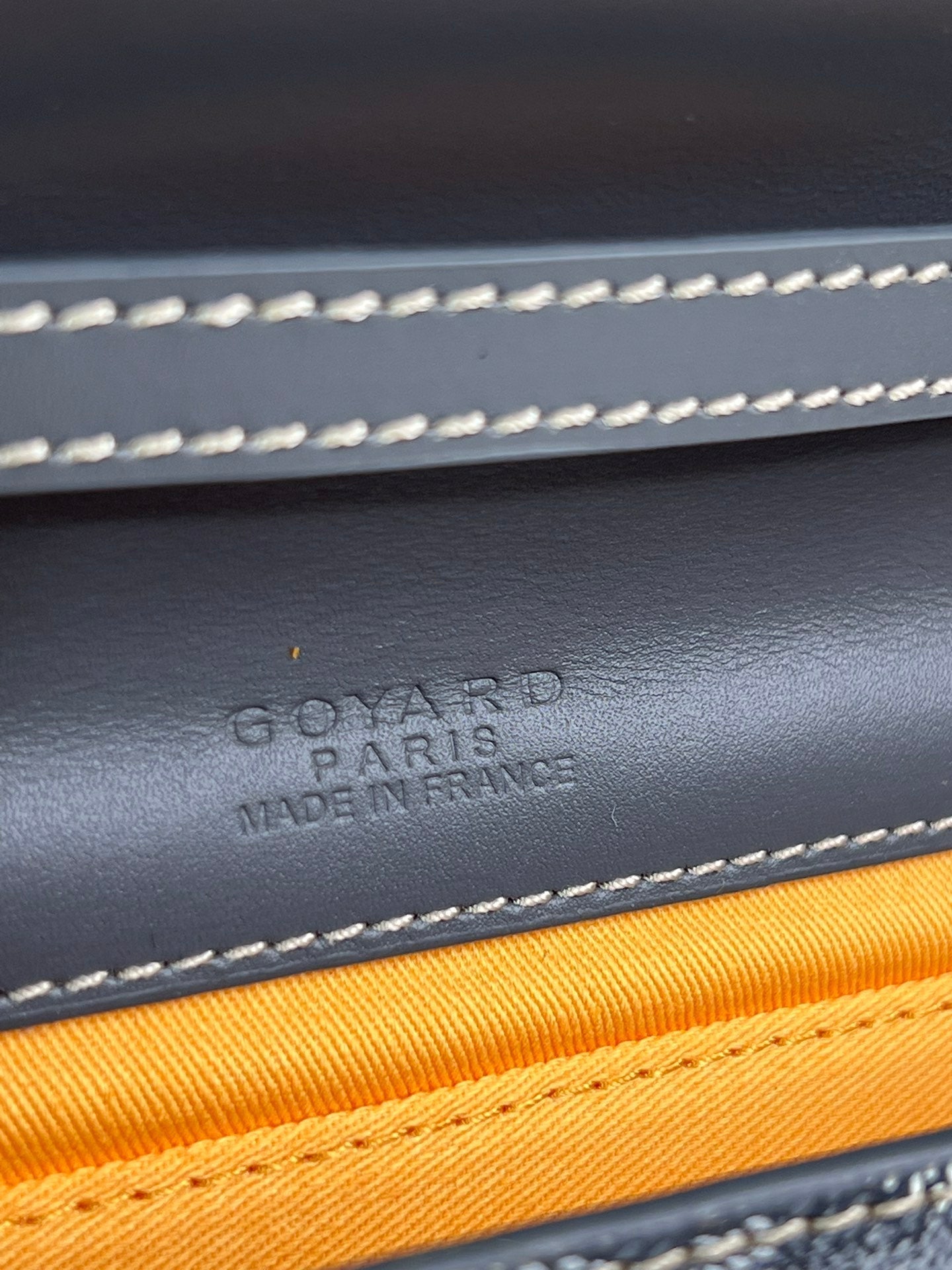 GOYARD MONTE-CARLO PM CLUTCH 25 IN GRAY GOYARDINE CANVAS