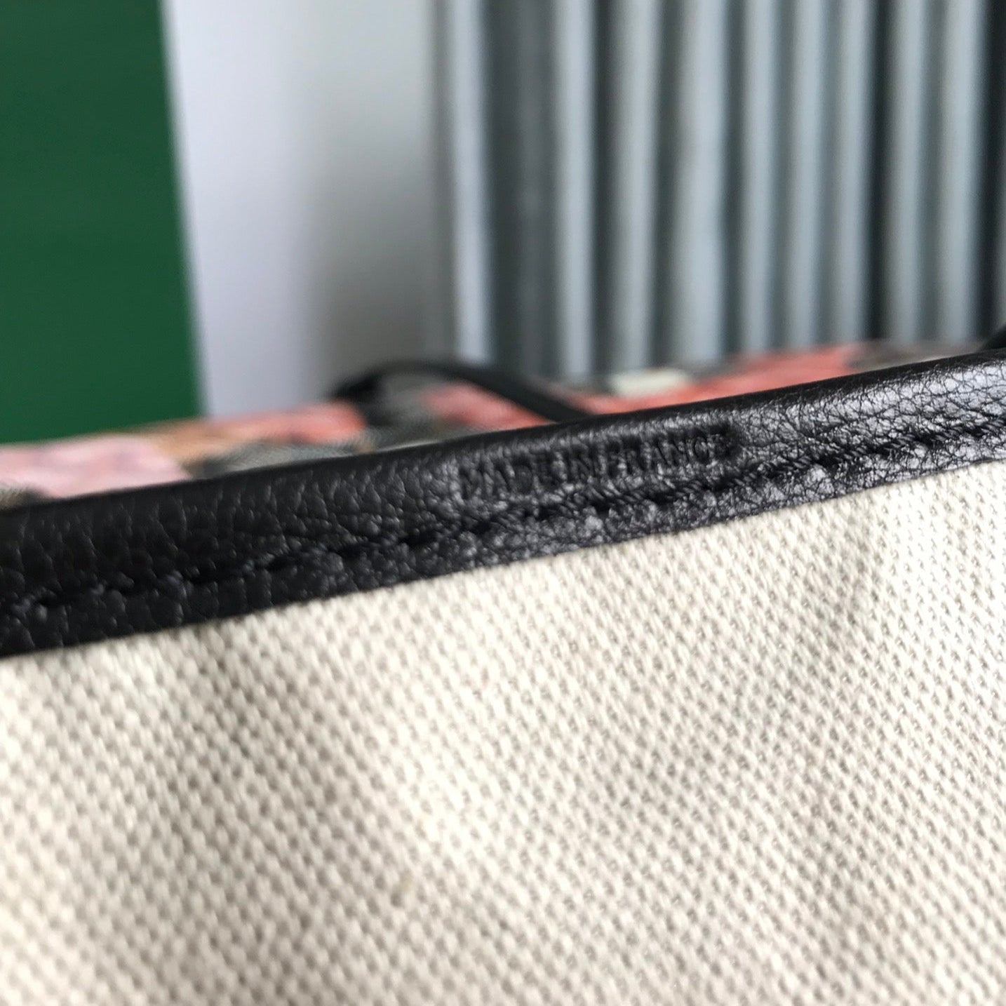 GOYARD SAINT LOUIS GM BAG 40 IN PINK LETTRES CAMOUFLAGE GOYARDINE CANVAS