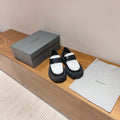 BALENCIAGA 25S LOAFERS IN BLACK MIX WHITE CALFSKIN