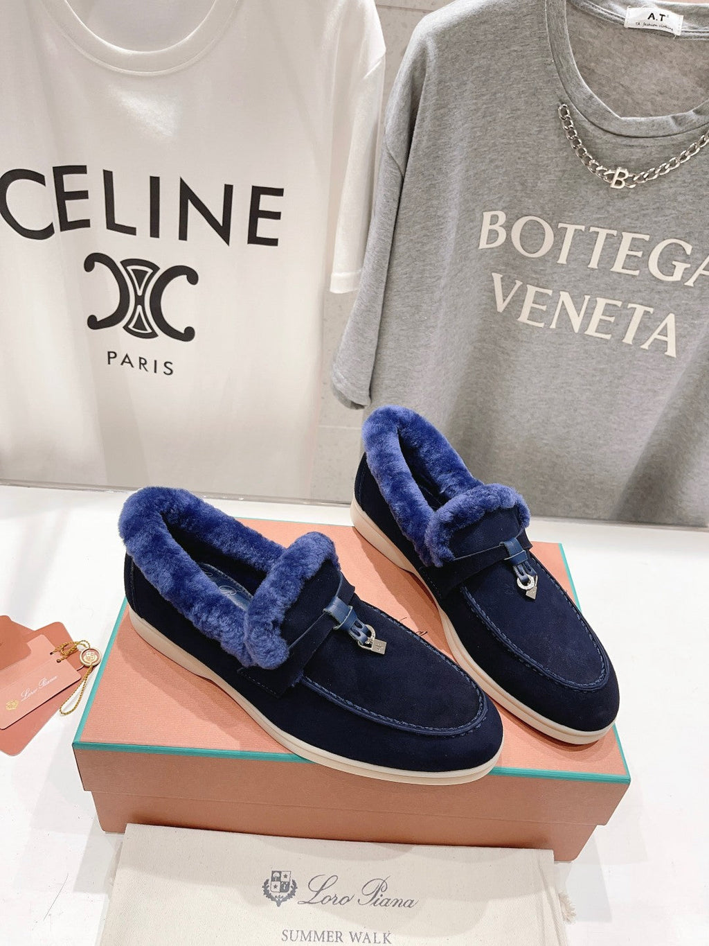 LP SUMMER CHARMS WALK LOAFERS INDIGO FLEECE
