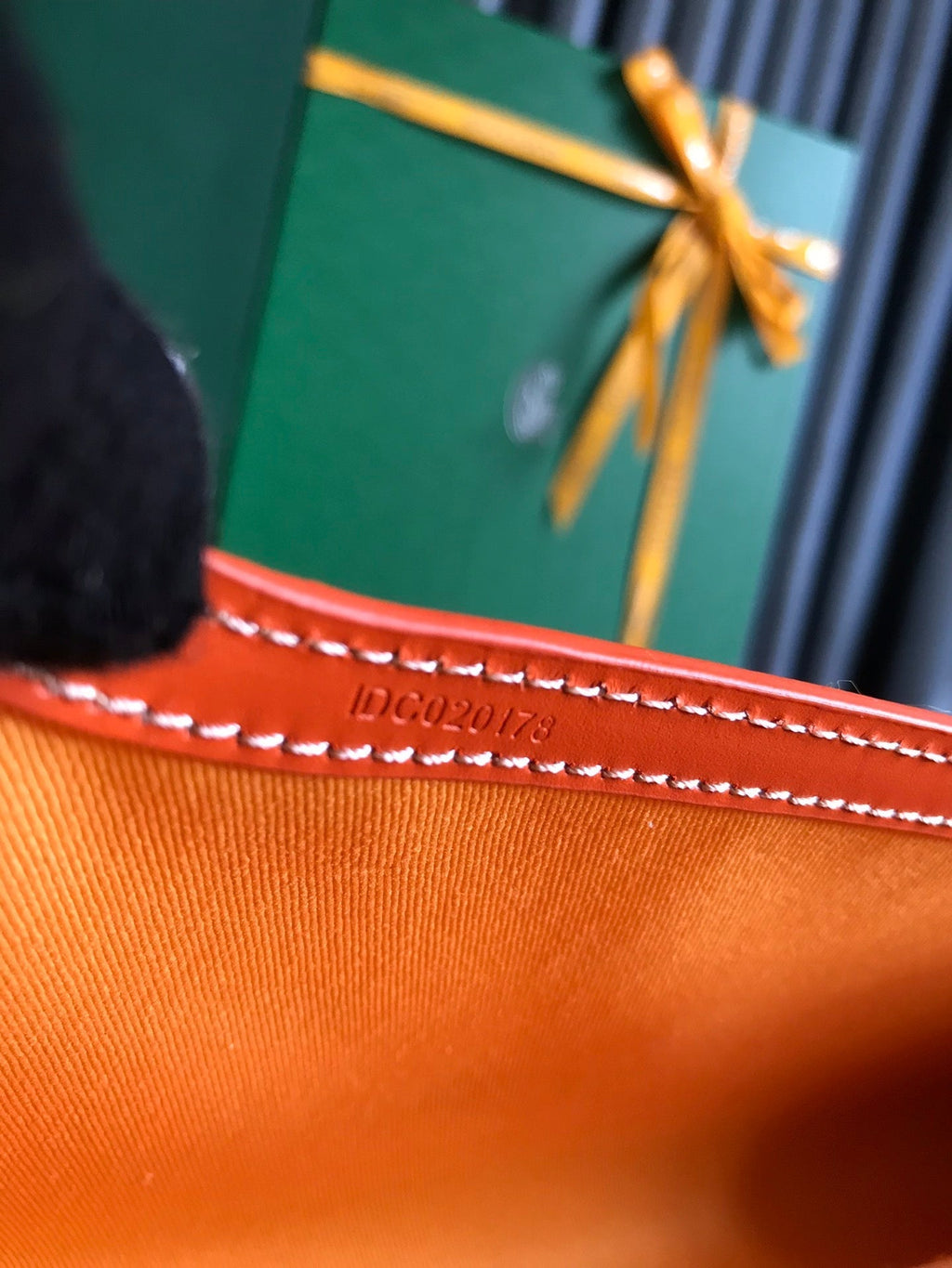 GOYARD MONTE-CARLO PM CLUTCH 25 IN ORANGE GOYARDINE CANVAS
