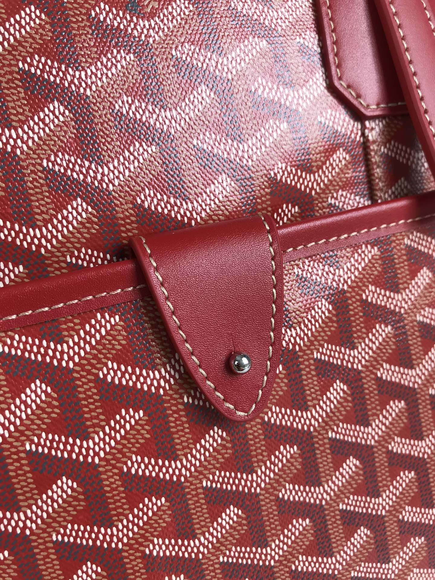 GOYARD AMBASSADE DOCUMENT CASE 35 IN CLASSIC RED GOYARDINE CANVAS