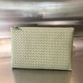 BOTTEGA VENETA INTRECCIATO 30 IN LIGHT GREY LAMBSKIN