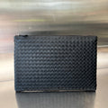 BOTTEGA VENETA INTRECCIATO 30 IN BLACK LAMBSKIN