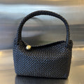 BOTTEGA VENETA TOSCA 27 BAG IN BLACK CALFSKIN