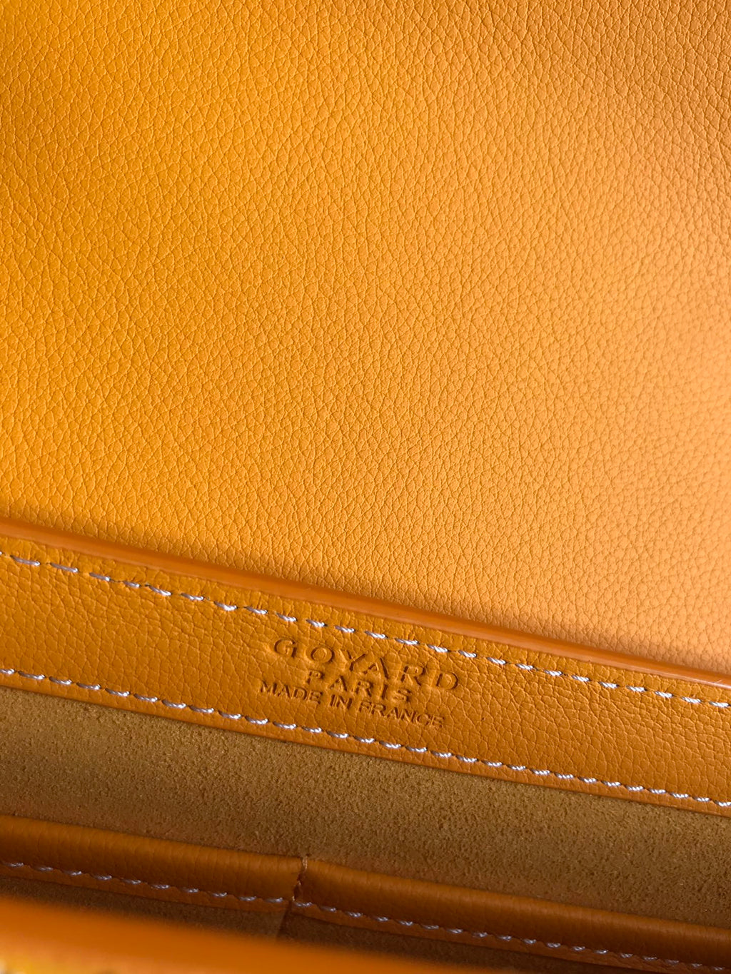 GOYARD 233 BAG 25 IN YELLOW CALFKIN AND GOYARDINE CANVAS