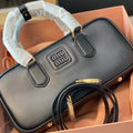 MIU MIU ARCADIE 27 BAG IN BLACK LEATHER