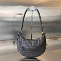 BOTTEGA VENETA MEDIUM GEMELLI 36 CHOCOLATE LAMBSKIN