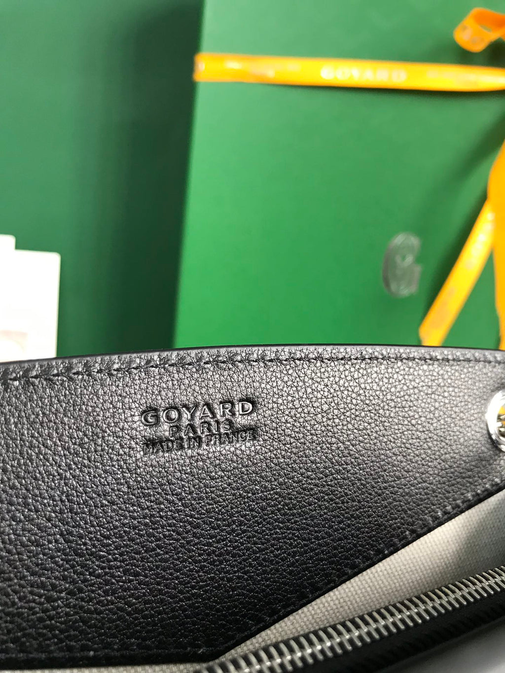 GOYARD ROUETTE STRUCTURÉ MINI BAG 21 IN BLACK GOYARDINE CANVAS AND CALFSKIN