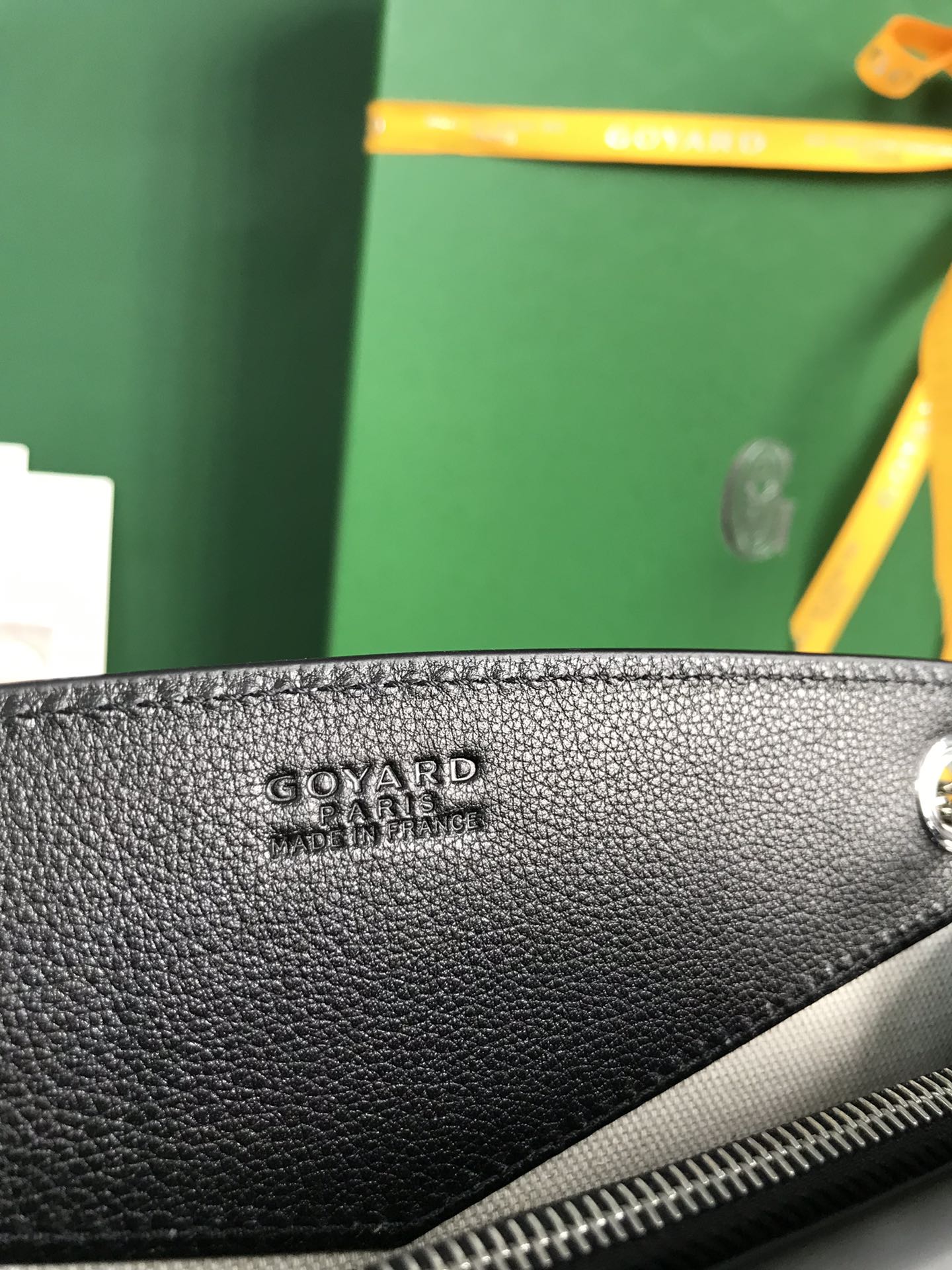 GOYARD ROUETTE STRUCTURÉ MINI BAG 21 IN BLACK GOYARDINE CANVAS AND CALFSKIN