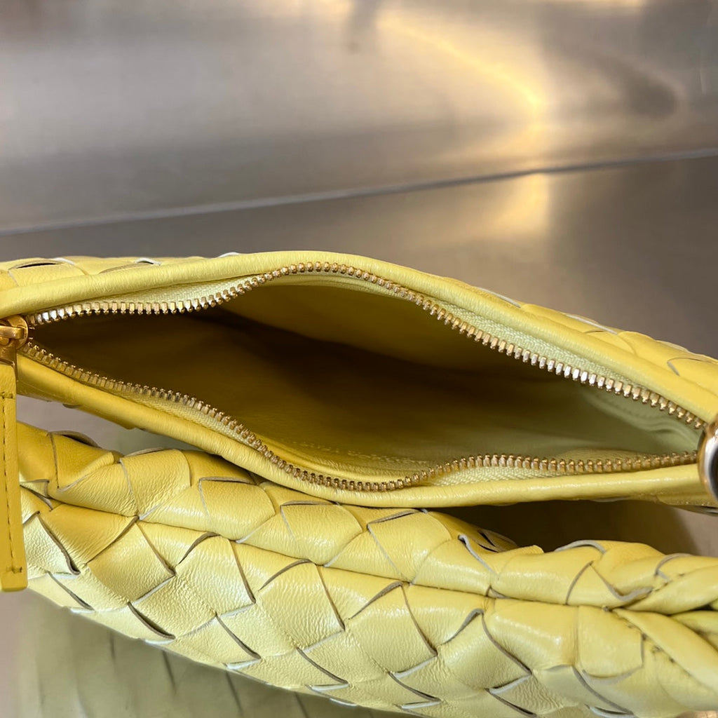BOTTEGA VENETA SMALL GEMELLI 24 IN SHERBERT LAMBSKIN