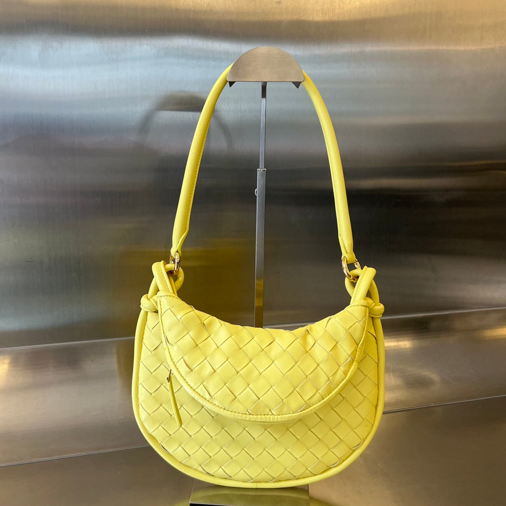 BOTTEGA VENETA SMALL GEMELLI 24 IN SHERBERT LAMBSKIN